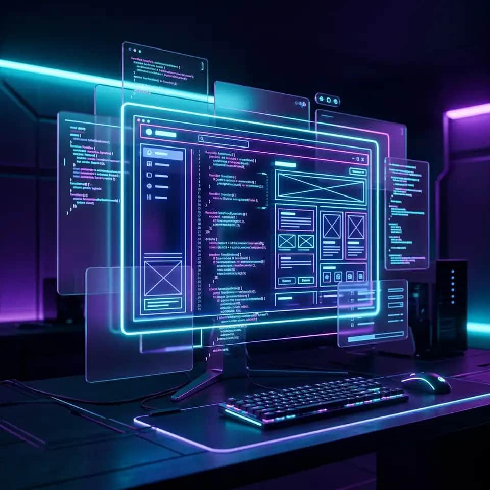 Equipo de HackTeck desarrollando una experiencia web premium para empresas
