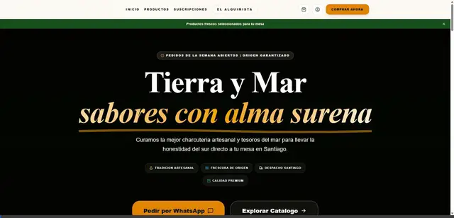 Plataforma Web Comercial con IA Culinaria