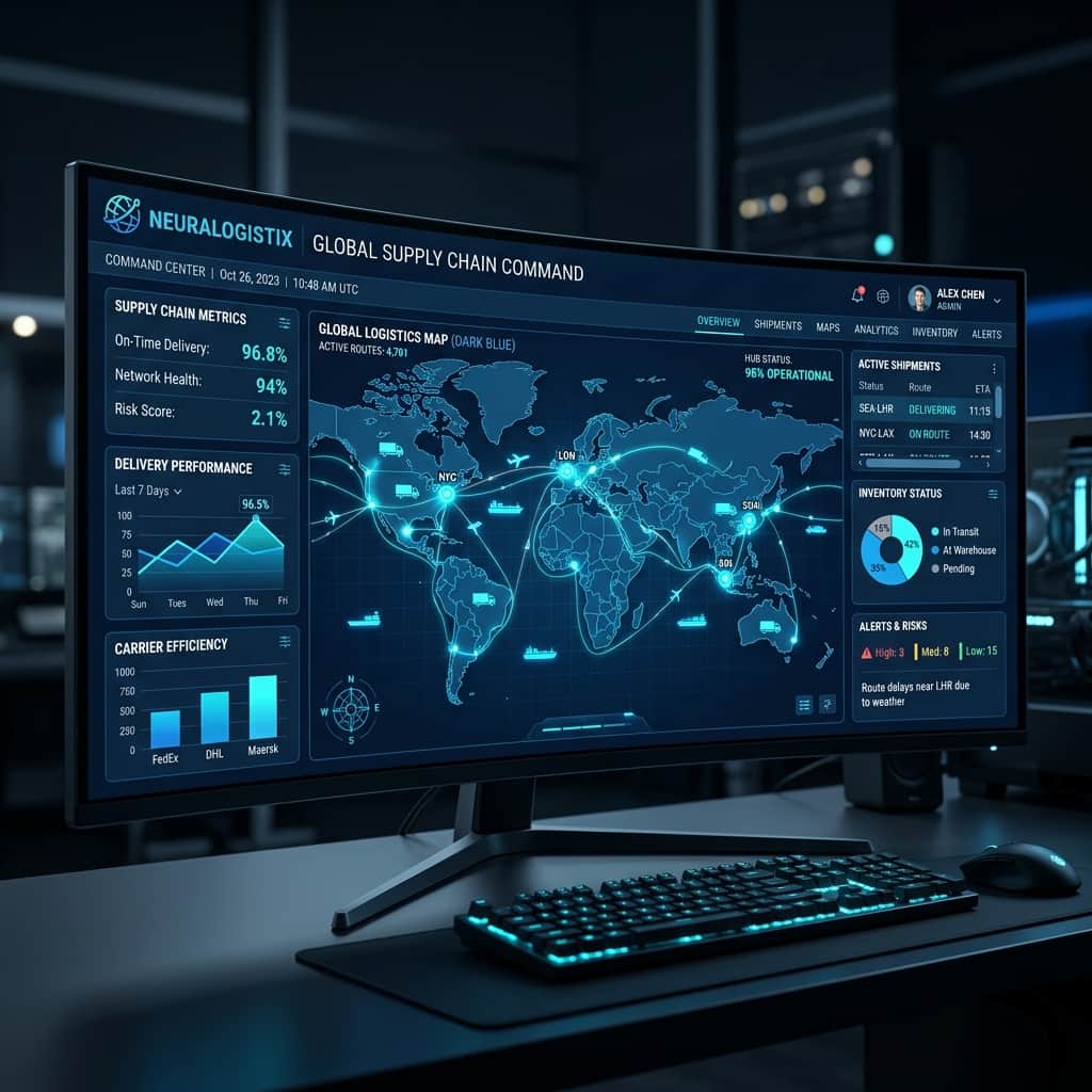 Vista del proyecto Empresa de Distribución y Operaciones Logísticas